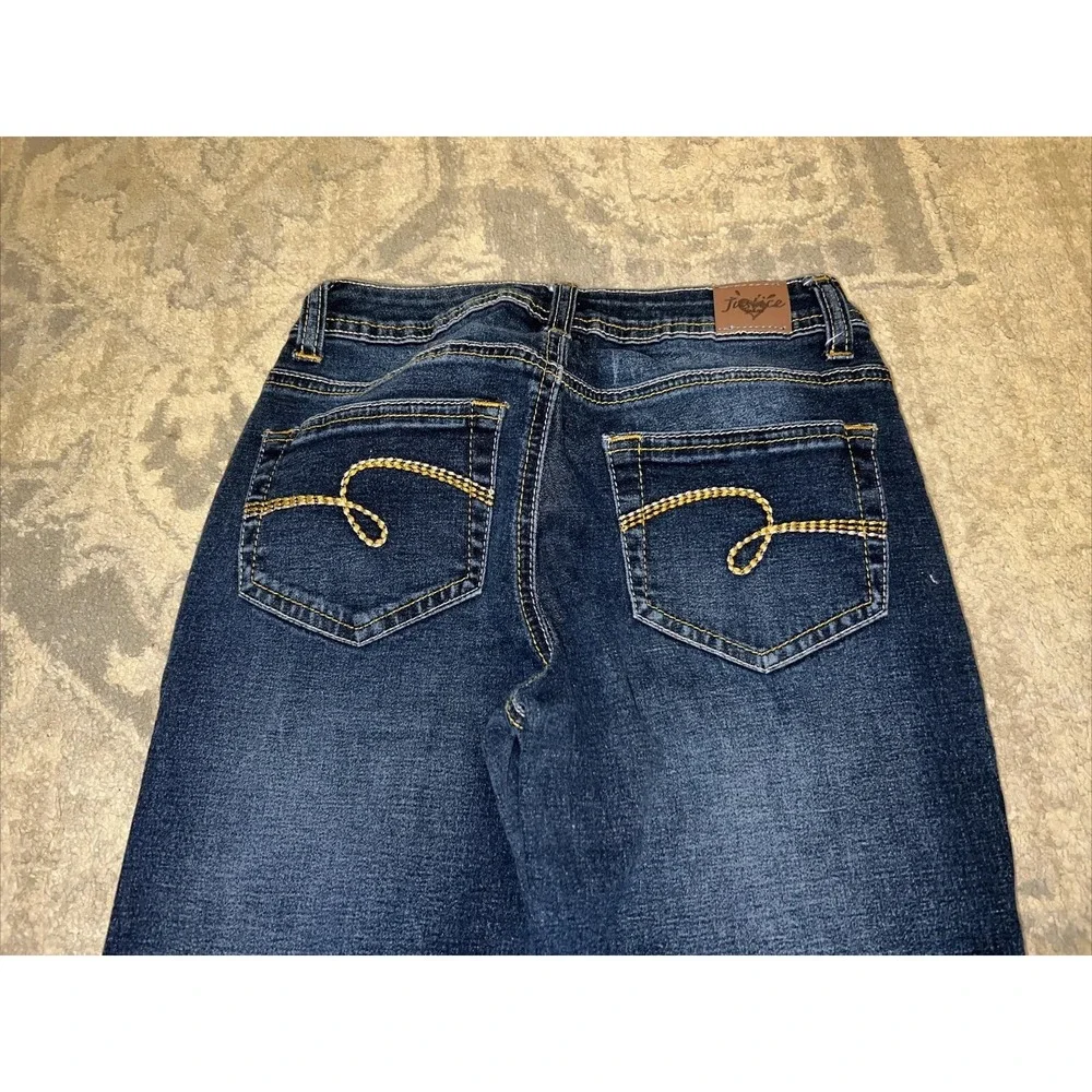 Justice‎ Jeans Youth Girls 12S Blue Skinny Leg Stretch Denim